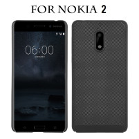 Луксозен твърд гръб ултра тънък PERFO за Nokia 2 TA-1029 черен